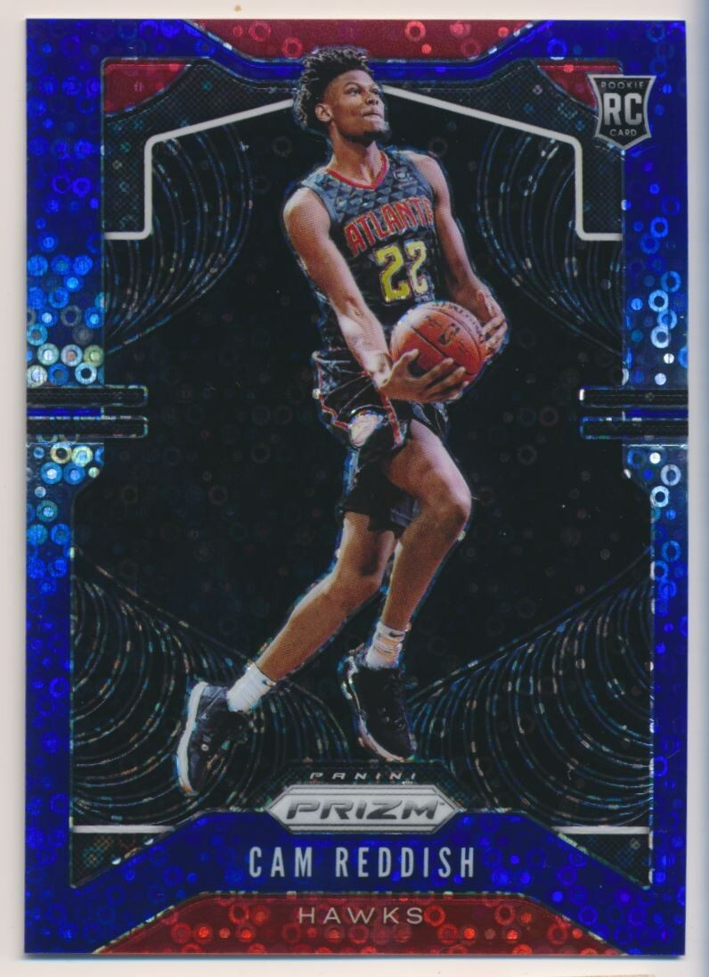 2019-20 Panini Prizm Cam Reddish Blue Fast Break Prizm /175 Rookie RC Lakers NBA