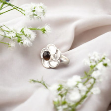 925 Sterling Silver Yellow Tiger Eye Gemstone Daily Wear Ring Jewelry For Women