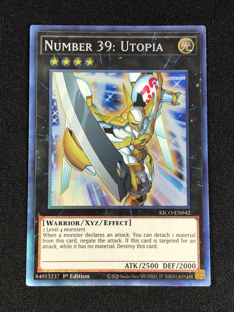 YUGIOH NUMBER 39 UTOPIA KICO-EN042 1ST COLLECTORS RARE NM | eBay