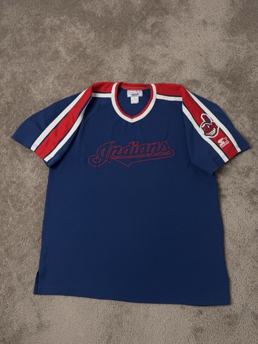 Vintage 90s Starter Cleveland Indians Jersey Men's MLB Baseball, Size L - Picture 1 of 10