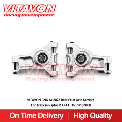 VITAVON CNC Rear Stub Axle Carriers(Rear Hub) For Traxxas Raptor R 4X4  F-150
