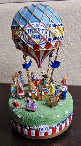 Vintage Liberty Falls Hot Air Balloon Music Box - AH555 - Excellent Condition - Bild 1 von 4