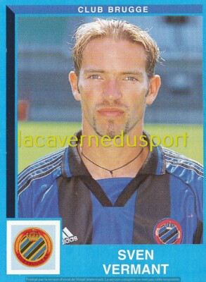 080 SVEN VERMANT # CLUB BRUGGE STICKER PANINI FOOTBALL BELGIUM 1999 2000