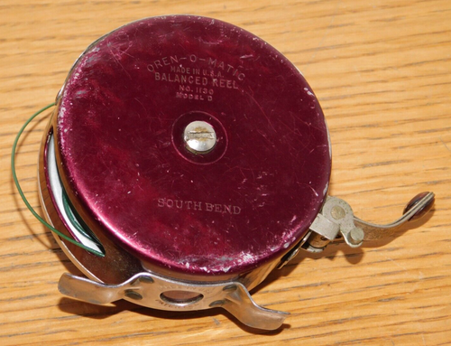 vintage MOULINET peche SOUTH BEND 1130-D Oren-O-matic SPINNING balanced REEL USA - Photo 2/18