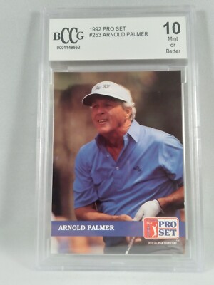 pga graded cards 1990 Official PGA Tour Pro Set Payne Stewart Rookie Golf Card Graded PSA 8 #20