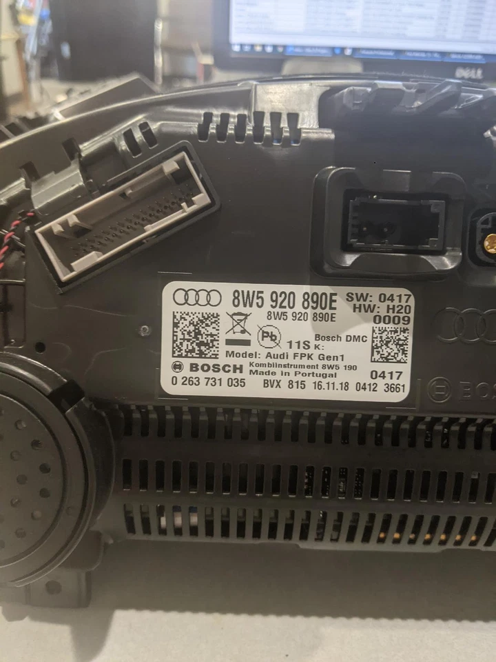 18 19 20 AUDI SQ5 Velocímetro MPH, ID 8W5920890E Foto 3 de 4