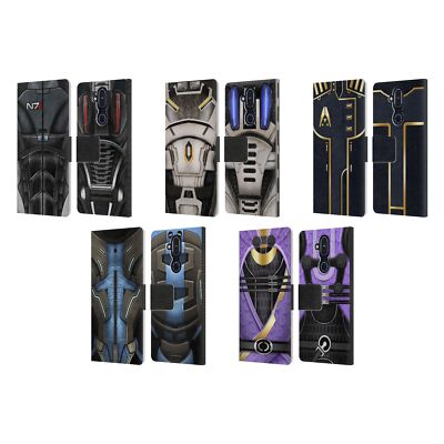 EA BIOWARE MASS EFFECT ARMOR COLLECTION LEATHER BOOK CASE FOR NOKIA PHONES