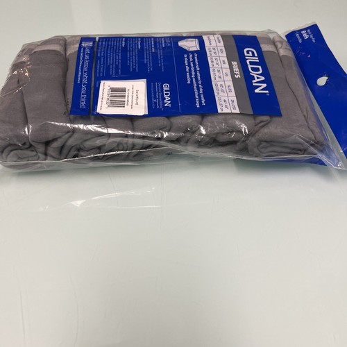 Gildan Mens Cotton Comfort Briefs 5 Pk Grays 2XL 44-46 USA COTTON 2nds - Picture 7 of 8