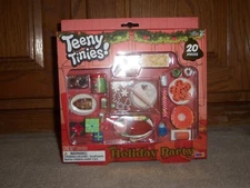 NEW Teeny Tinies HOLIDAY PARTY Mini Food Playset Toy Doll/dollhouse Miniatures