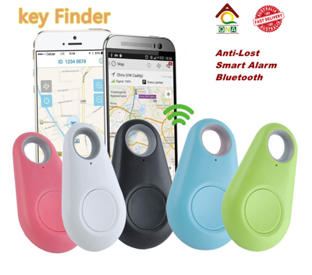 GPS Dog Tag Smart Alarm Anti-Lost Tracker Bluetooth Mini Locator key Finder pet