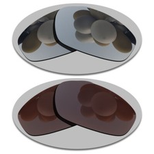 Silver Brown Replacement Lenses For-Costa Del Mar Brine BR11 Polarized