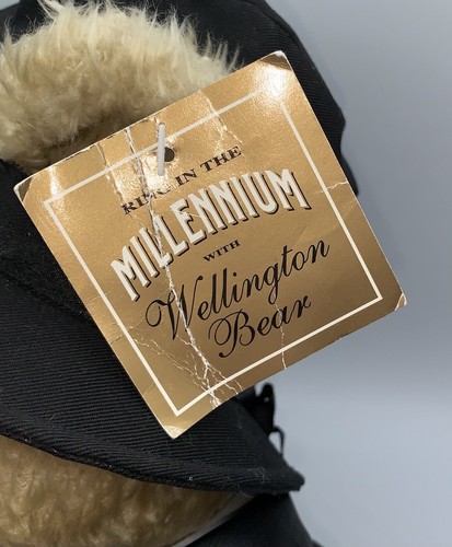 Peluche orsacchiotto Wellington Millennium smoking campana dillards Frederick Atkins 17" - Foto 6 di 7