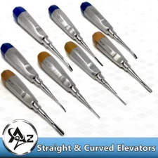 Dental Surgery Extraction Luxating Apical Root Tip Elevator Straight and Curved