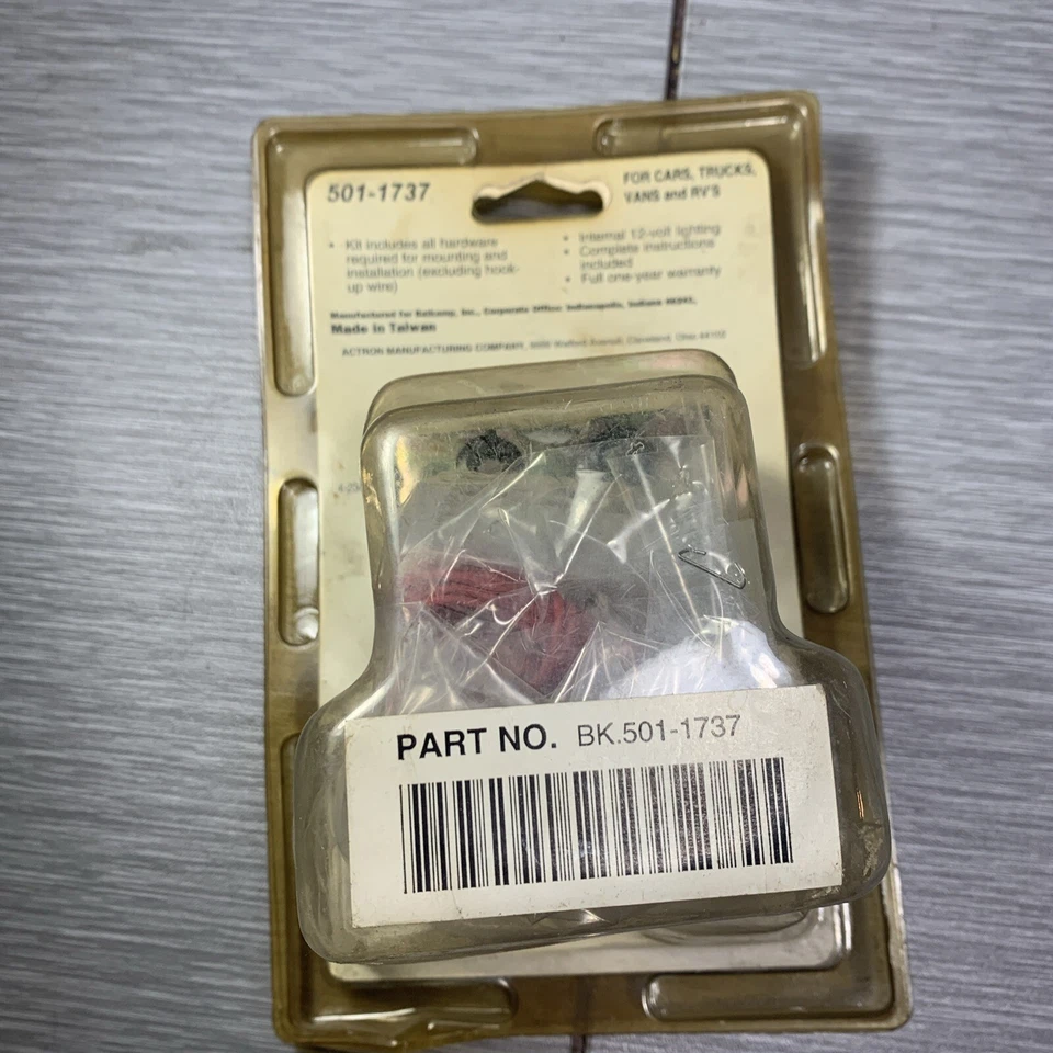 Kit de medidor de voltímetro Napa vintage NOS 501-1737, 12 voltios, 2" BK.501-1737 Foto 2 de 3