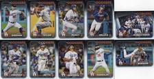LOS ANGELES DODGERS 2024 TOPPS SERIES 1 LOT OF 10 CARDS INCL 2 ROOKIES