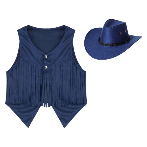 Womens Fringe Vest Hippie Waistcoat Concert Tassel Outfits Coat Vintage Jacket - Picture 60 of 67