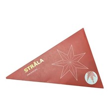 Ikea STRALA Star Pendant Lamp Shade Red White Checkered Jennifer Idrizi 28" NEW