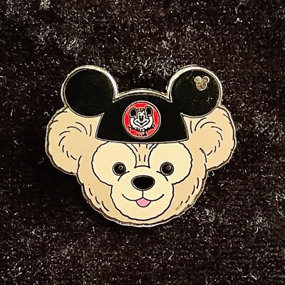 DL Duffy Bear Hat Hidden Mickey Mouse Club Ears Earhat 2012 DLR Disney Pin 91262