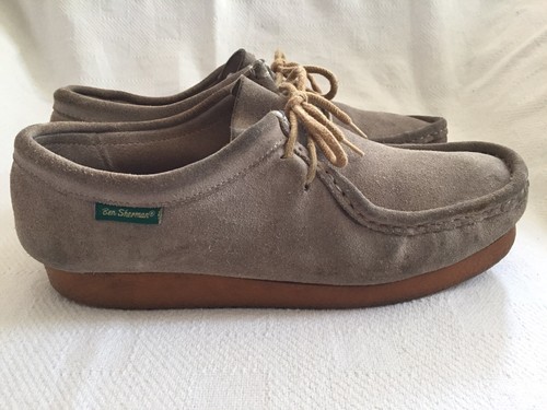 Ben Sherman Wallabee Shoes Sand Suede 