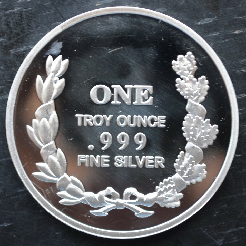 No Surrender 1 troy ounce (31.1 grams) .999 Fine Silver Bullion Round