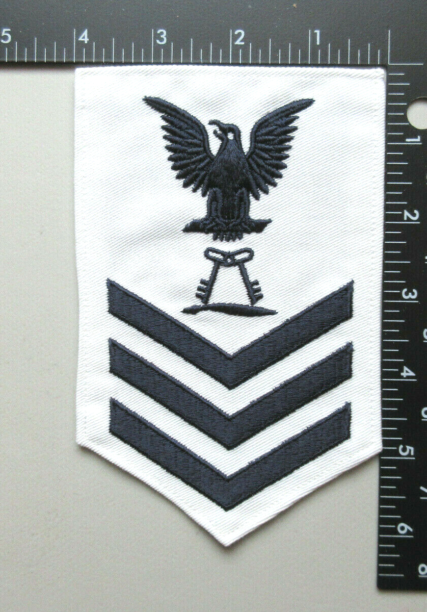 U.S. NAVY 1ST CLASS PETTY OFFICER COMMISSARY STEWARD RATE RANK MILITARY PATCH
