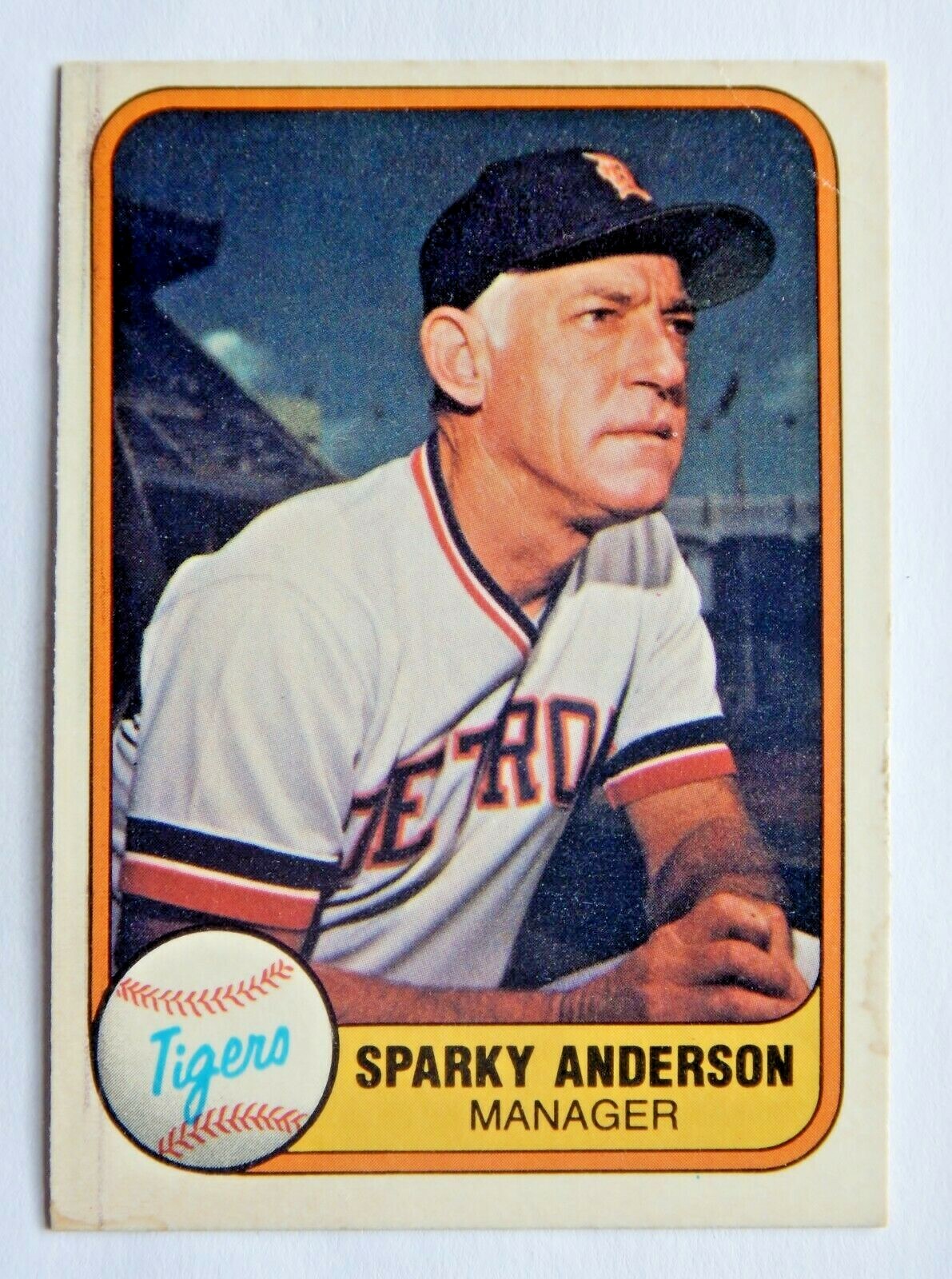 Sparky Anderson #460 Fleer 1981 Baseball Card (Detroit Tigers) 