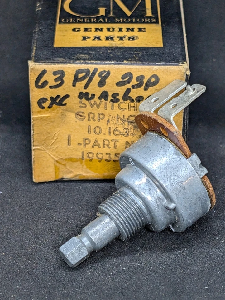 Nuevo de Lote Antiguo 1963 Pontiac Grand Prix Catalina Star Chief Interruptor Limpiaparabrisas 2 Velocidades Foto 2 de 4
