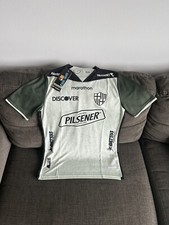 Camiseta Maratón Auténtica Barcelona Guayaquil Ecuador 2022 Verde Hombre Talla: M