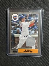 2022 Topps Series 1 1987 Relic Card PETE ALONSO Patch /199