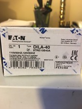 MOELLER CONTROL. RELAY DILA-40     110-120V 50/60HZ 4NO CONTACTS