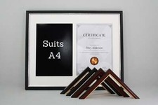 Traditional Style Graduation Frame. Suits Two A4 Certificates. 40x50cm Multi Ape