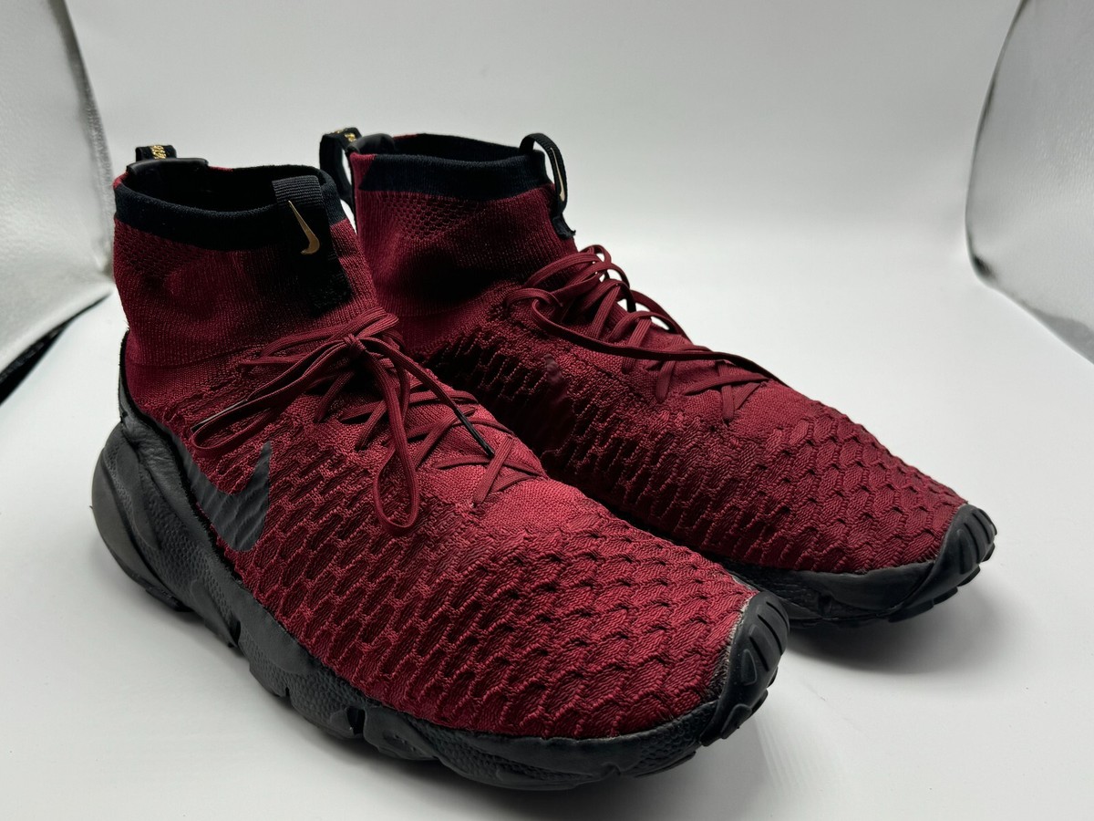 Size 11 - Nike Air Footscape Magista Team Red 2016 EUC | eBay