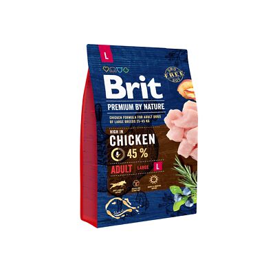 BRIT Premium By Nature Adult Large L 8 kg