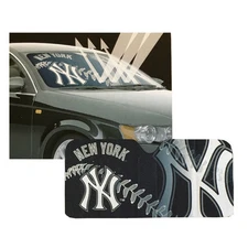 New MLB New York Yankees Car Truck Windshield Folding SunShade Large Size