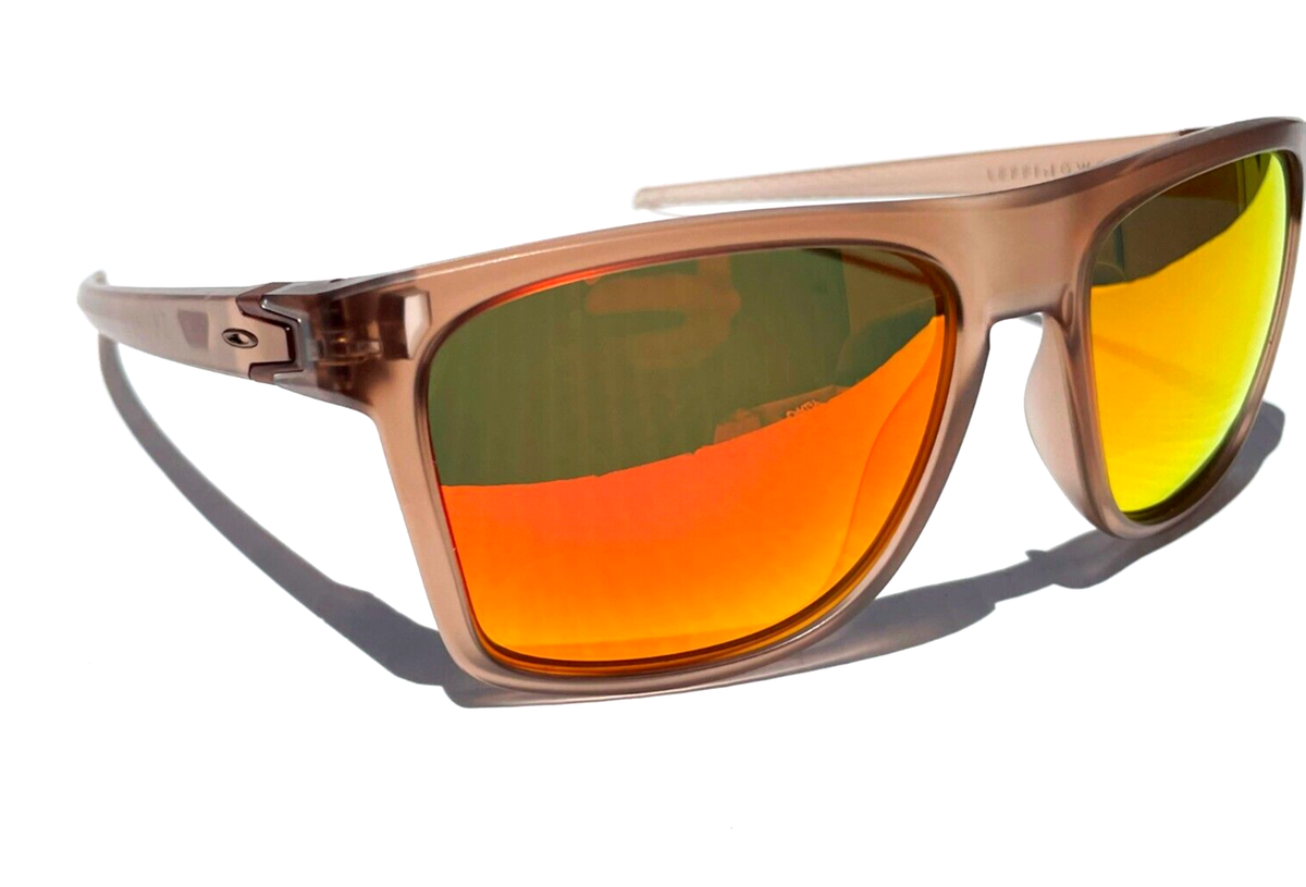 NEW Oakley LEFFINGWELL Matte Sepia POLARIZED Galaxy Ruby Lens