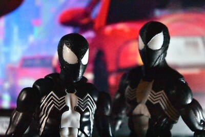 Black Suit Ps5 Spider-Man 2 Head 1/12 for Action Figure Marvel