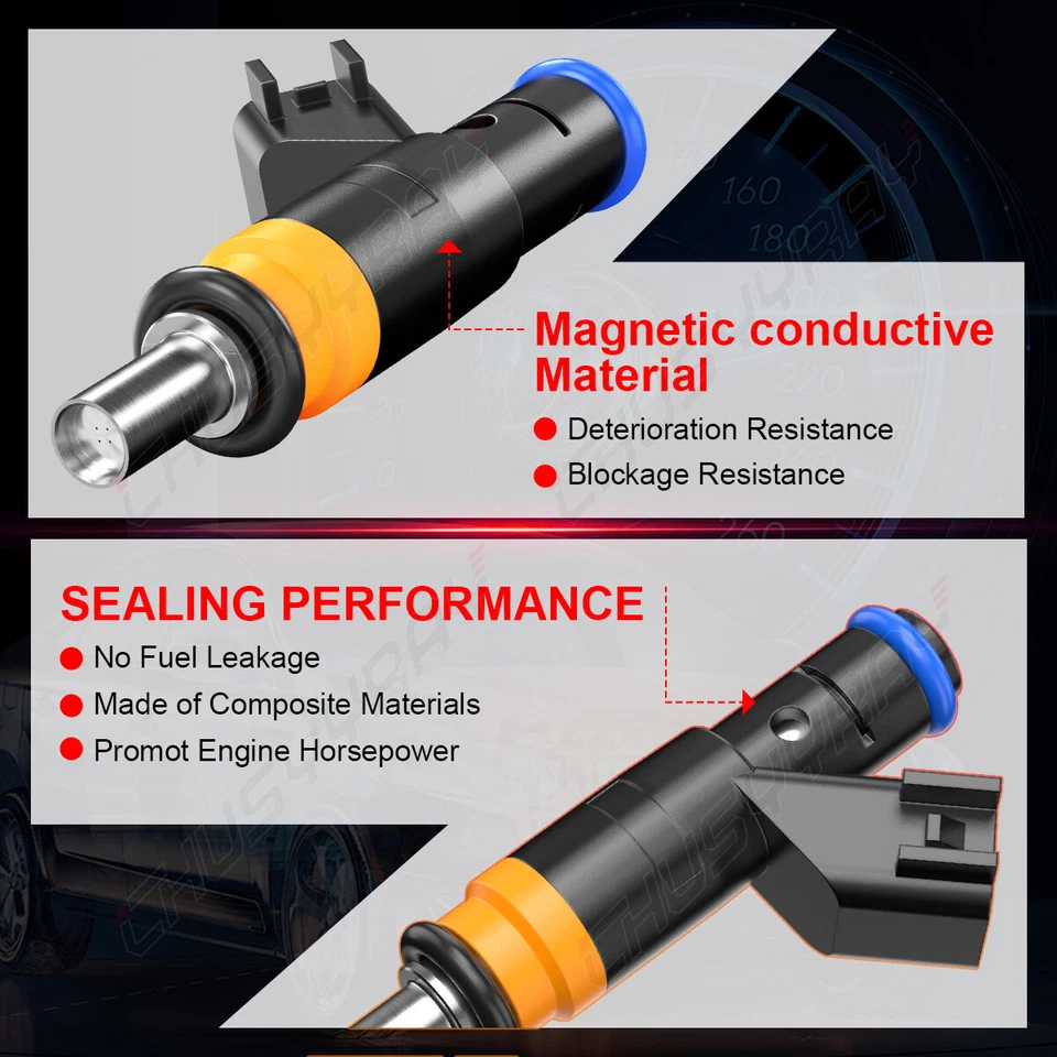 Inyectores de combustible 8X 05037479AA para Ram 3500 6,4 L 2015 Foto 3 de 4