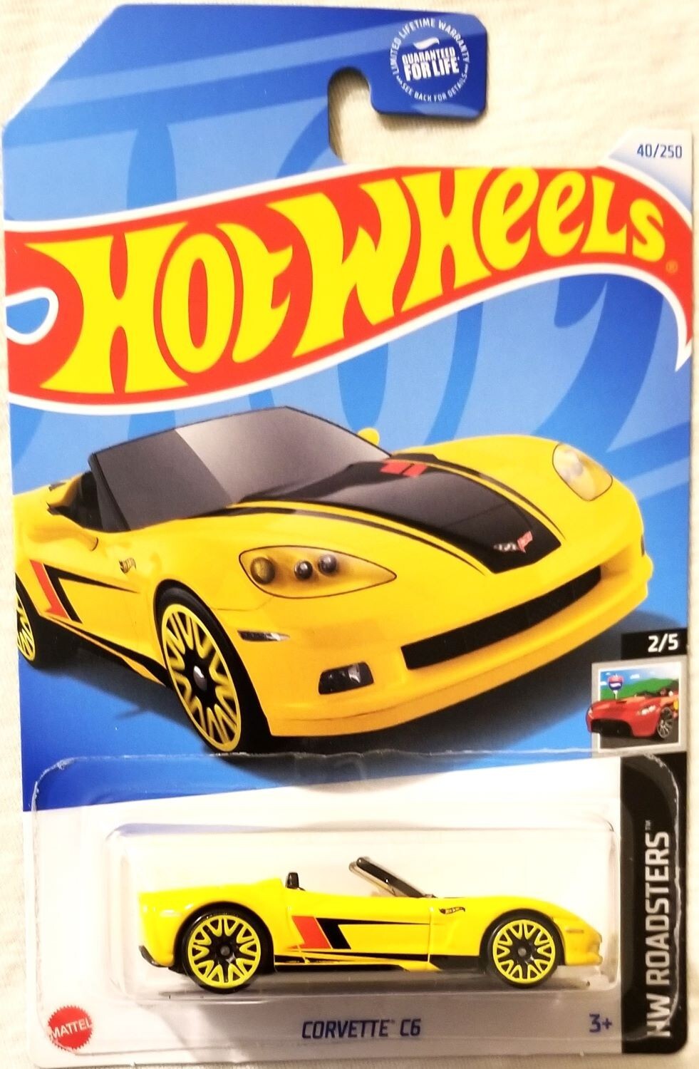 Hot Wheels - 2024 HW Roadsters 2/5 Corvette C6 40/250 (BBHTD20)