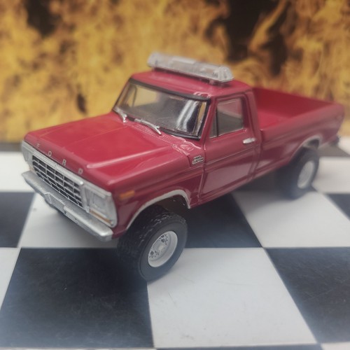 CUSTOM GREENLIGHT 1978 FORD F-250 BRUSH TRUCK FIRE & RESCUE DEPT. VOLUNTEER 4X4 - Picture 7 of 12