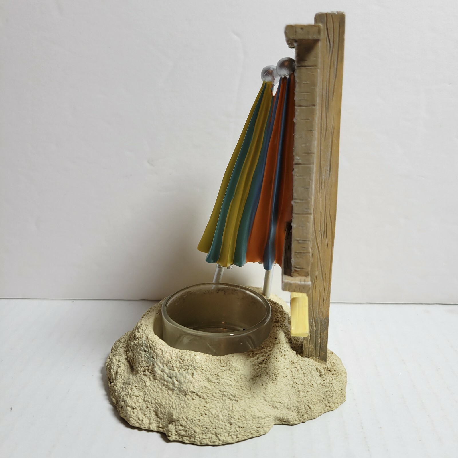 Yankee Candle Tea Light Votive Candle Holder 5.5" Rent Beach Umbrellas