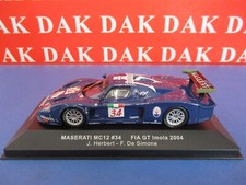 Die cast 1/43 Modellino Auto Maserati MC12 N34 FIA GT Imola 2004 F. De Simone