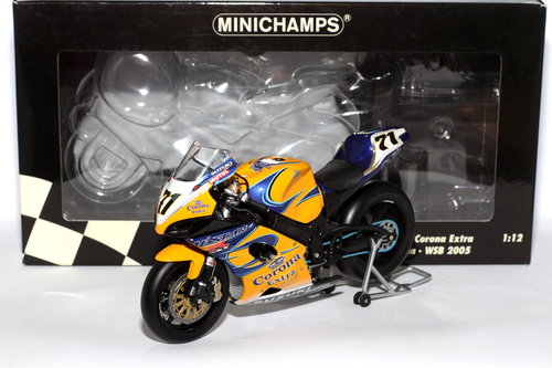 1:12 Suzuki GSX-R1000 Corona Ex- Yukio Kagayama WSB 2005 | Minichamps 122 052271 - Afbeelding 1 van 4