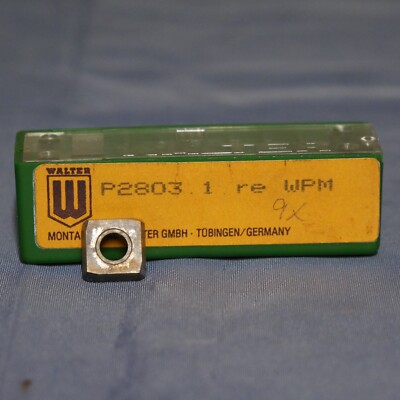 10 Walter Wendeschneidplatte P2803. 1 re WPM neuwertig