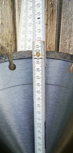 Diamanttrennscheiben, 400 x 25,4 mm 27 Segmente 40 x 3,4 x 10 mm, Standardverzah - Bild 6 von 11