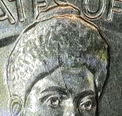 2025 P BU Ida B Wells Quarter NEW “Splitting Headache” die crack