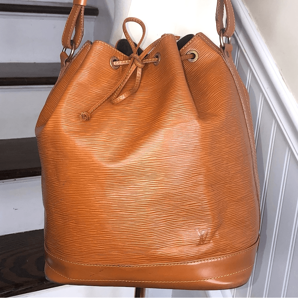 Louis Vuitton Cipango Gold Epi Leather Noe GM Drawstring Bucket