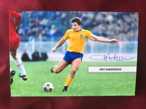Autogramm ROY ANDERSSON-Nationalteam SCHWEDEN-WM 1978 ...