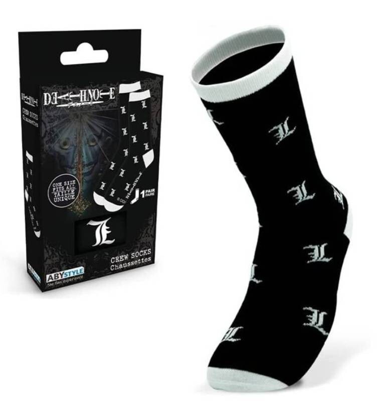 Calzini Death Note Black & White - L Socks calze taglia unica ABYstyle