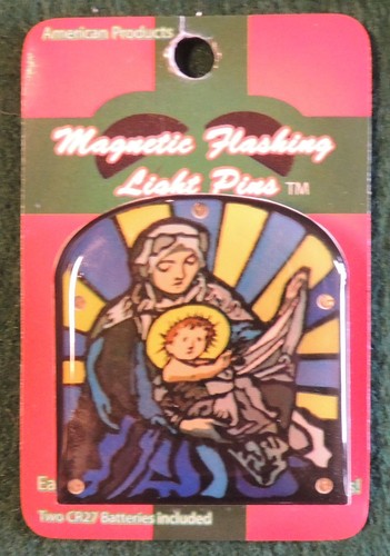 Magnetic Flashing Light Christmas Decoration Variety Wise Men Glory Baby Jesus + - Picture 8 of 8