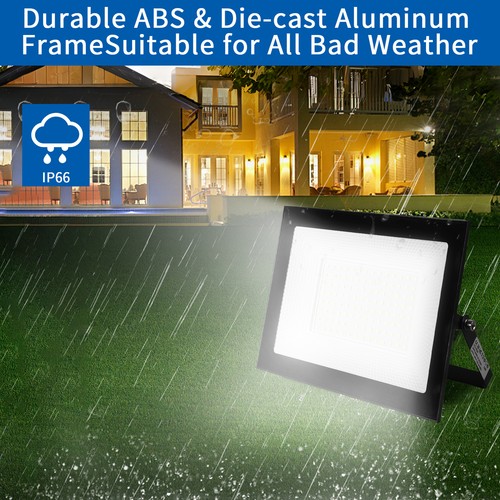 200W LED FLOODLIGHT OUTDOOR SECURITY LIGHT FLOOD GARDEN MOTION SENSOR PIR LIGHTS - Picture 6 of 28